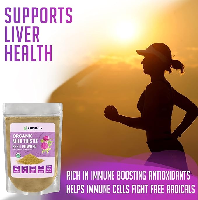 XPRS Nutra Organic Milk Thistle Seed Powder (8 Ounce)