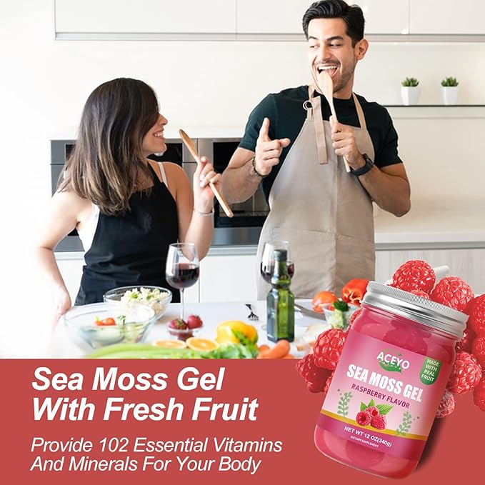 (12 OZ) Irish Sea Moss Gel 102 Vitamins