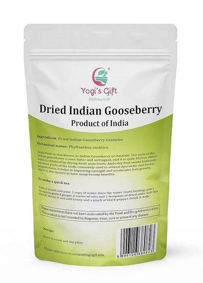 Dried Amla/Gooseberry Cut & Sifted 1 LB