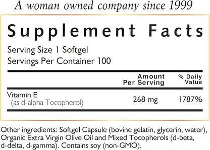 Coco March Natural Vitamin E 400 3 Month 100 Softgels