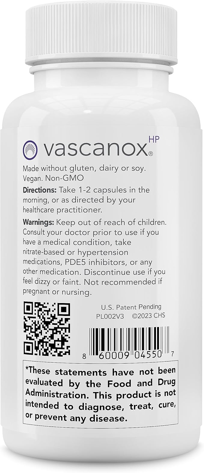 Vascanox HP - Next Generation Nitric Oxide Support - Up to 24 Hours on Single dose*+