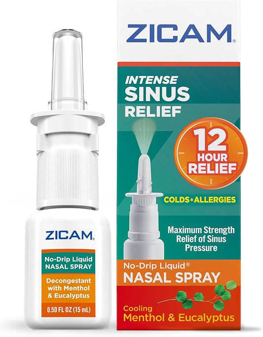 Zicam Intense Sinus Relief No-Drip Liquid 0.5 Ounce 1)