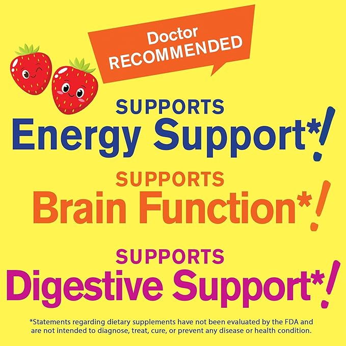 Kids Vitamin B Complex Sugar Free Gummies 60 Count