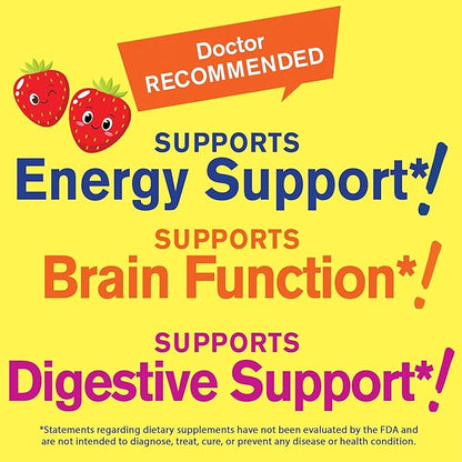 Kids Vitamin B Complex Sugar Free Gummies 60 Count