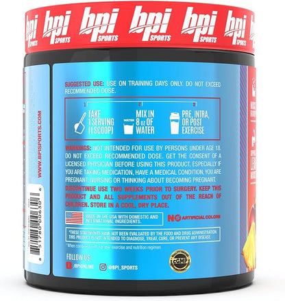 BPI Sports Best BCAA - Building Blocks of Protein and Muscle - Post-Workout Recovery - Weight Loss Support - Fruit Punch, 30 Servings, 300 grams