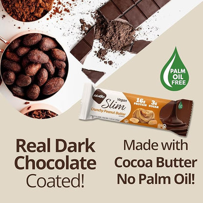 NuGo Slim Dark Chocolate Raspberry Truffle, 17g Protein, 2g Sugar, 7g Fiber, Low Net Carb, Keto Friendly, Gluten Free, 24 Count