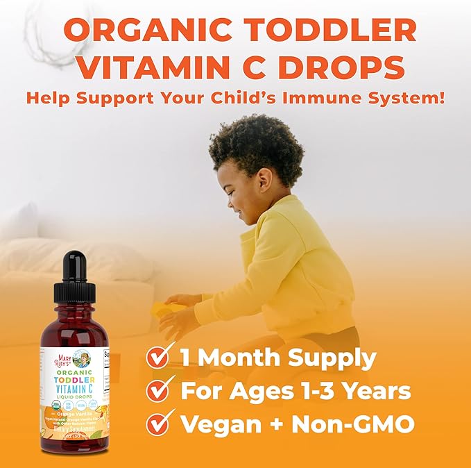 MaryRuth Organics Toddler Vitamin C Drops 1-3 Years 30 Servings