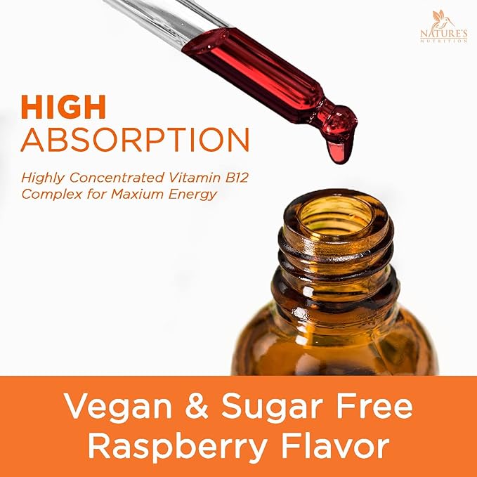 Vitamin B 12 Complex Drops 1200 B12 Support 2 Fl