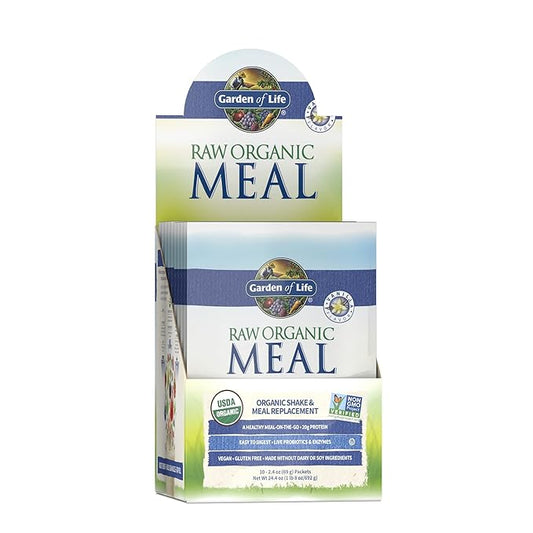 Garden of Life Meal Replacement Vanilla 10ct Tray, 15 Pound 10)