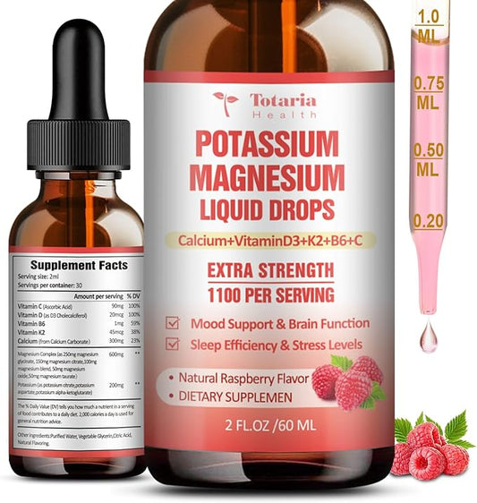 Potassium Magnesium Supplement Triple Complex Magnesium