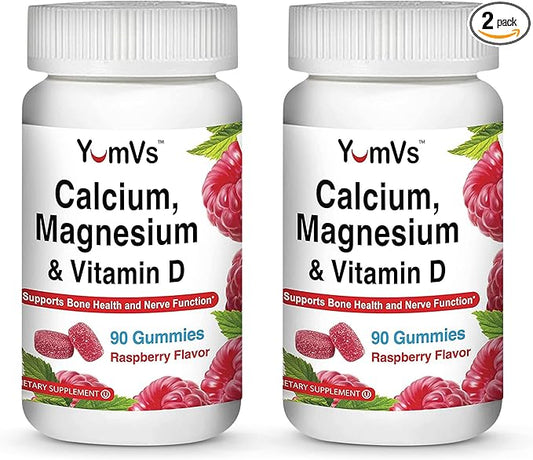 Yum-V Calcium, Magnesium, Vitamin D3 Gummies (90 Count) 2