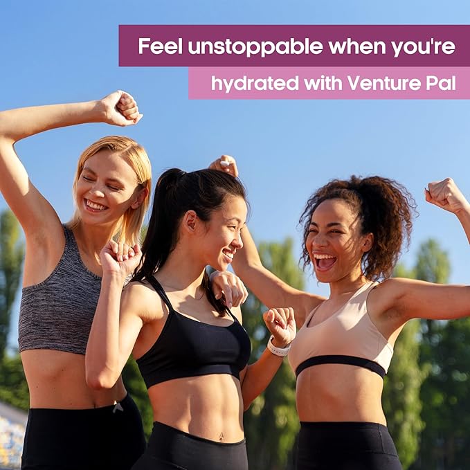 Venture Pal Sugar Free Electrolyte Powder Packets - Liquid Daily IV Drink Mix for Rapid Hydration & Party Recovery | 5 Vitamins & 7 Electrolytes| Keto Friendly | Non-GMO | Certified Vegan | 16 Sticks