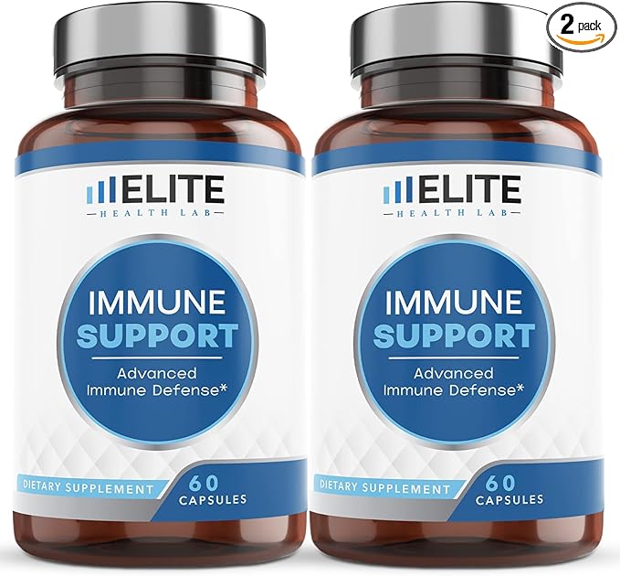 9 in 1 Immune Support Supplement 1000mg for 60 Capsules-Pack 2
