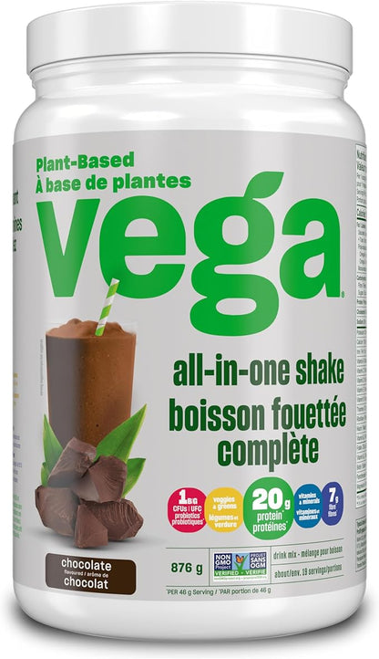 Vega One All-In-One Nutritional Shake Chocolate (19 Servings) 30.9 Ounce 1)