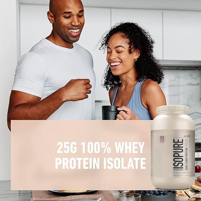 Isopure Unflavored Bundle Unflavored Whey Protein (47 Servings) (100 Servings)
