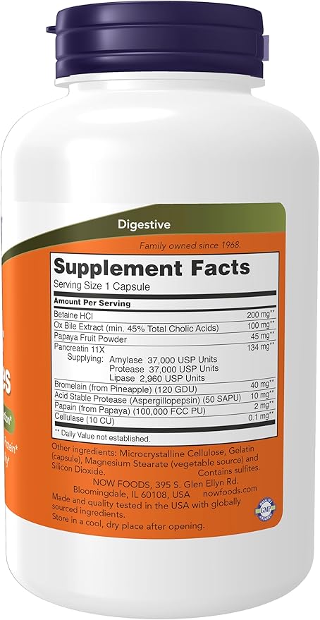 NOW Supplements, CoQ10 (Coenzyme Q10) 200 60 Veg Papain,180 Capsules