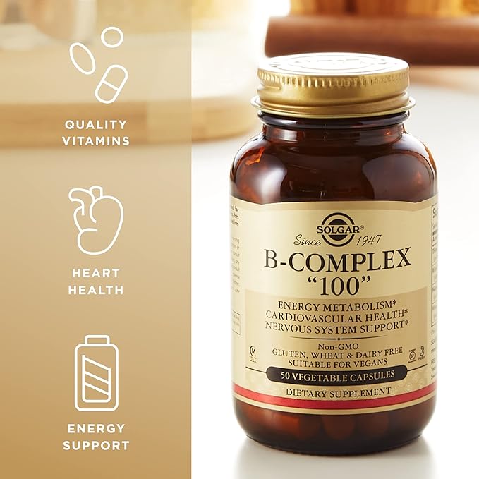 SOLGAR B-Complex 100" 50 Vegetable 50 Servings