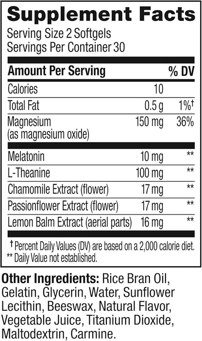 OLLY Ultra Strength Sleep Softgels, 10mg 60 Count