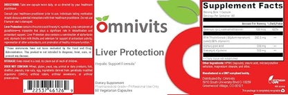 Liver Protection | N-Acetyl-Cysteine (NAC), Alpha-Lipoic 60 Vegetarian