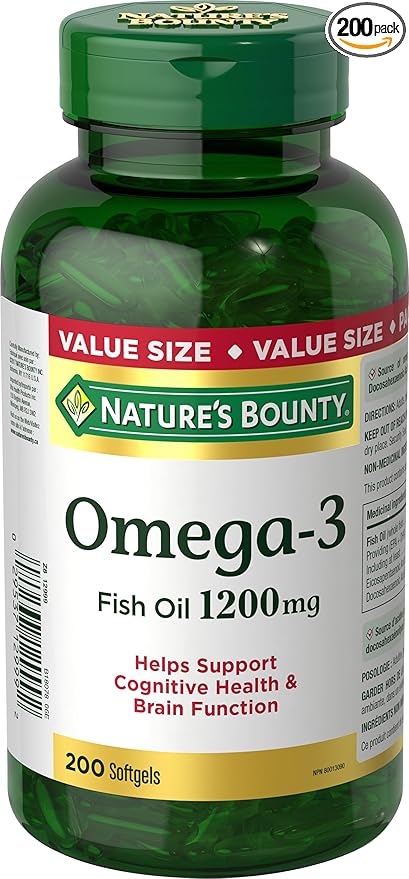 Nature's Bounty Omega-3 1200mg 200 count