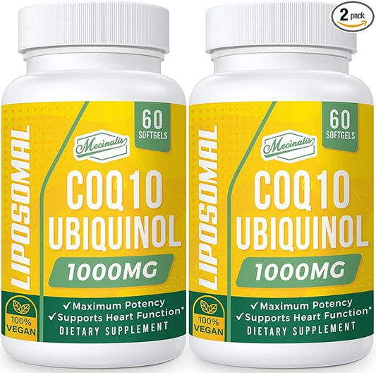 1000mg Liposomal CoQ10 Softgels CoQ10 Ubiquinol Q10 | 120 Softgels