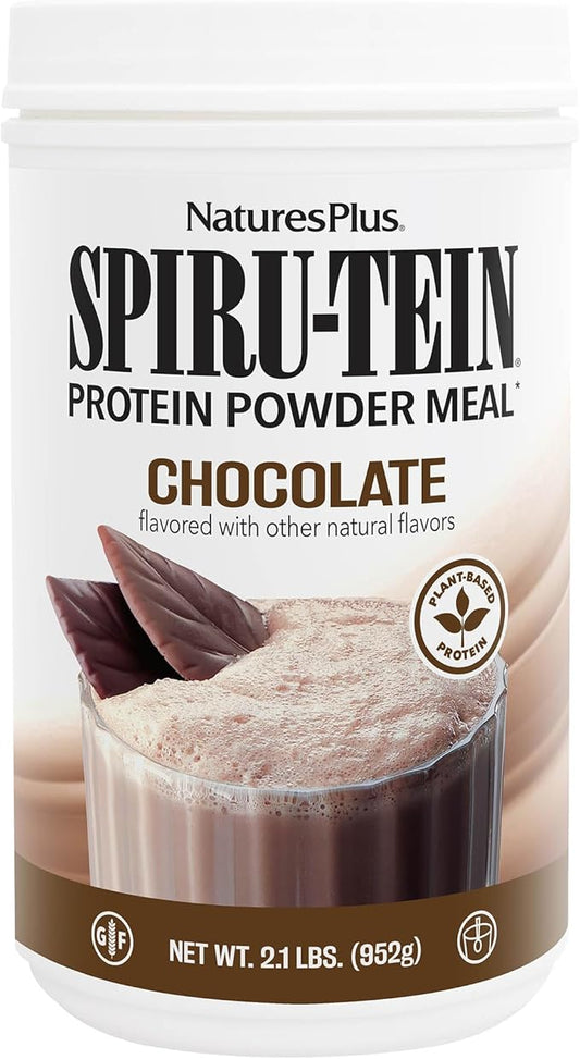 NaturesPlus Spiru-Tein, Chocolate 2.1 lb 14 g 34 Servings