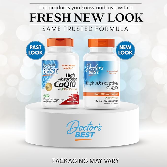 Doctor's Best High Absorption CoQ10 100 mg 360 Veggie 1)