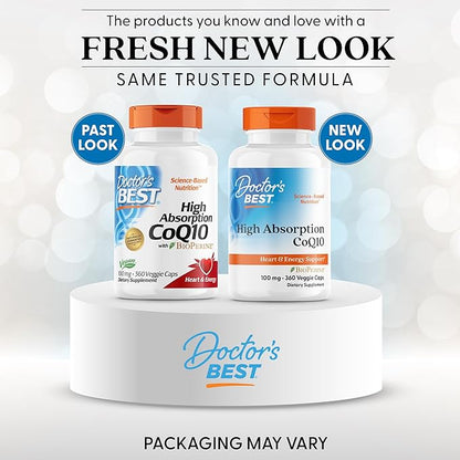 Doctor's Best High Absorption CoQ10 100 mg 360 Veggie 1)