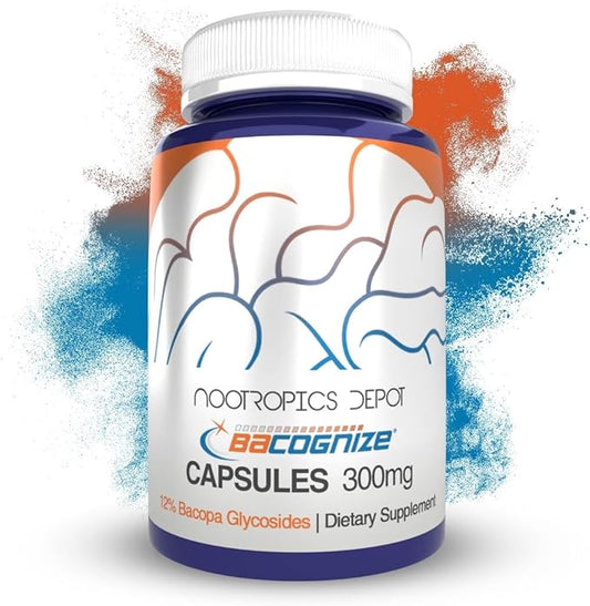 Nootropics Depot BaCognize Bacopa Monnieri 300mg (120 Count)