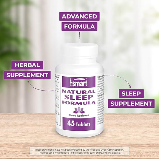 Supersmart - Natural Sleep Formula (Advanced 45 Tablets
