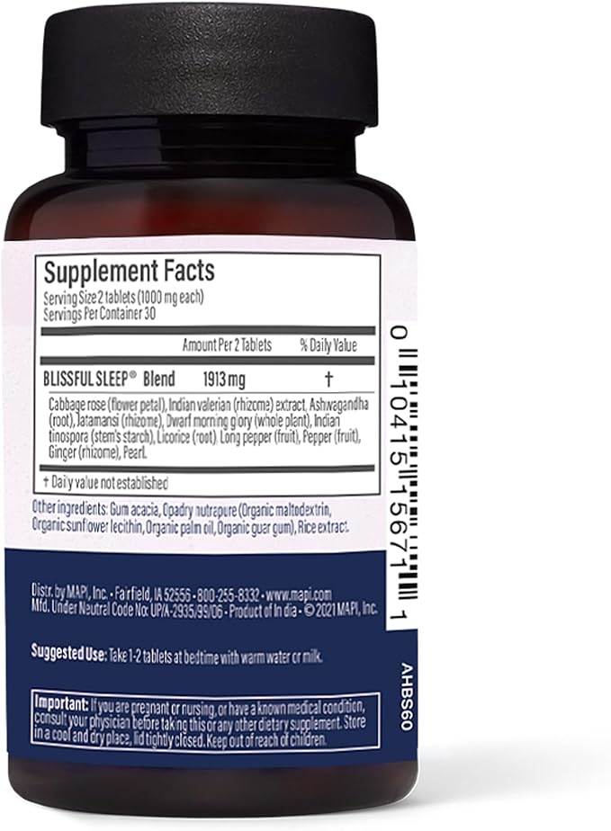 Maharishi Ayurveda - Blissful Sleep | (60 Herbal 1000 mg)