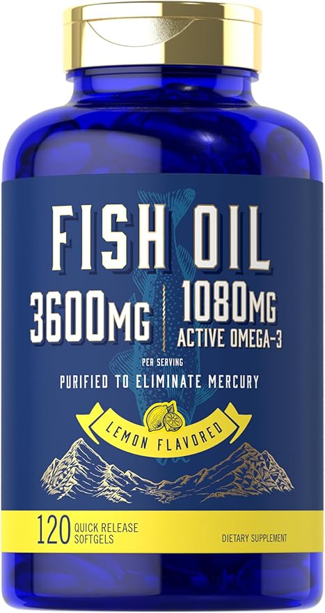 Carlyle Fish Oil 3600mg 1080mg Omega 3 | 120 Count