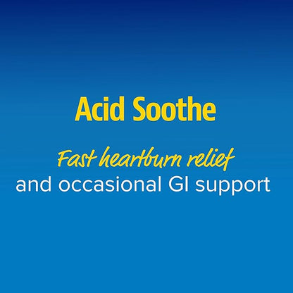 Enzymedica, Acid Soothe, Support for Occasional 3-in-1 Formula 90 Count