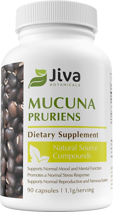 Organic Mucuna Pruriens Capsules- Velvet Beans 90 Capsules