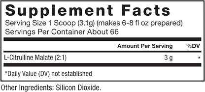 FORCE FACTOR Citrulline Malate 2:1, L Citrulline Supplement for Men to Boost Nitric Oxide, Blood Flow, Muscle Pumps, and Performance, L Citrulline Powder Pump Supplement, Unflavored, ~66 Servings