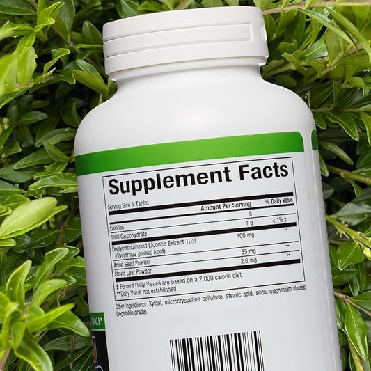 Natural Factors, Chewable DGL 400 mg, Licorice Extract for Healthy Digest, 90 Tablets