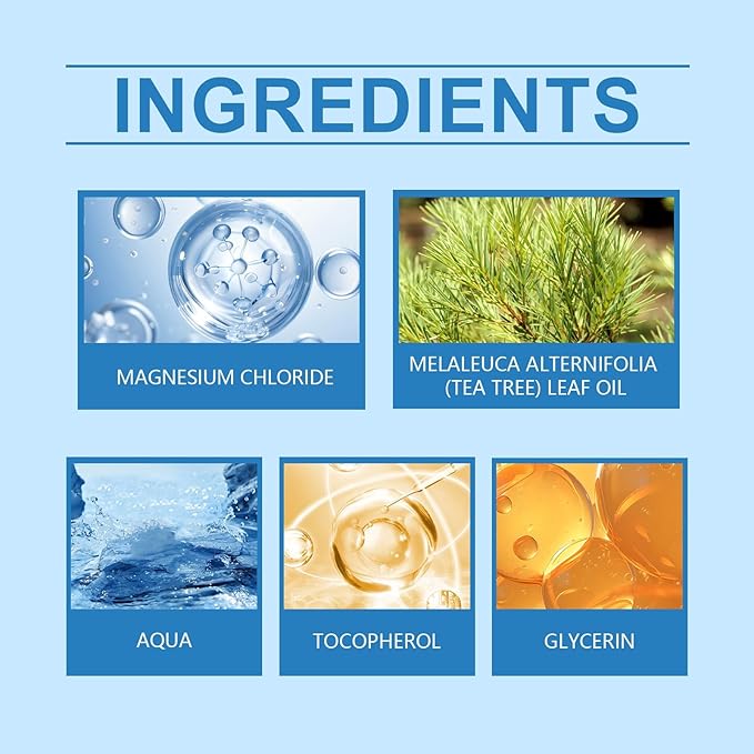 Magnesium Oil Spray, 100% Pure & Bottle|2 FL.OZ/60 FL.OZ/60 ML