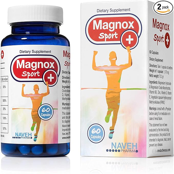 High Absorption Magnesium Premium Supplement B6,D,E Complex (120 Capsules)