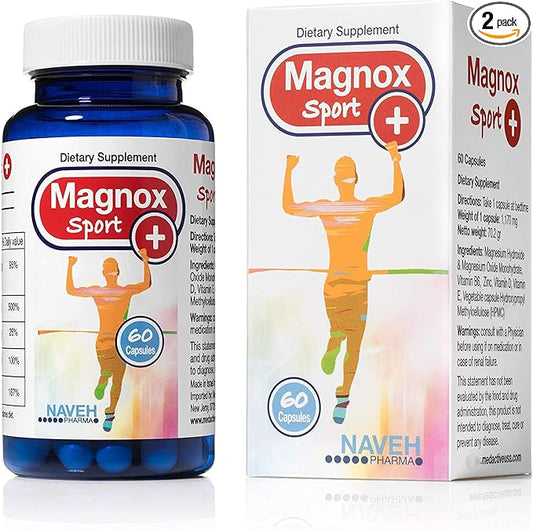 High Absorption Magnesium Premium Supplement B6,D,E Complex (60 Capsules)
