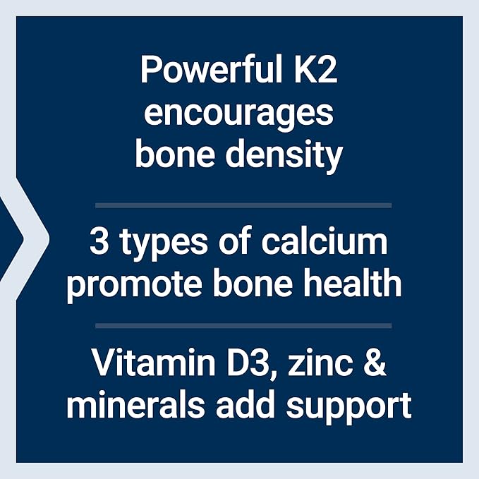 Life Extension Bone Restore Elite Calcium K2, calcium, D3, magnesium, K2, for 120 capsules