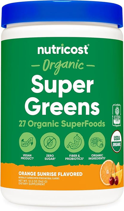 Nutricost Organic Super Greens Powder (30