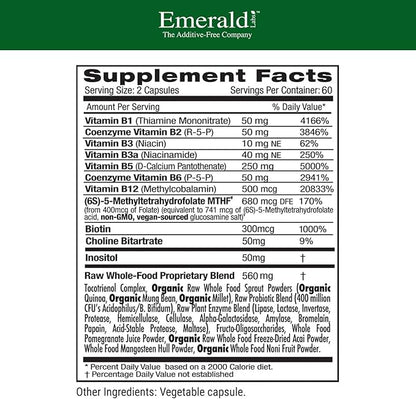 EMERALD LABS B-Healthy 120 Vegetable