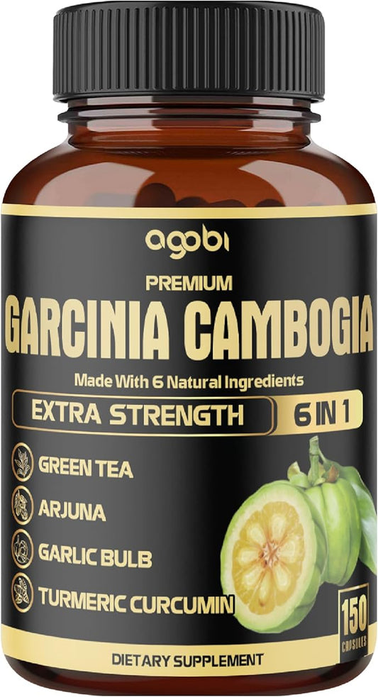 Premium Garcinia Cambogia 20:1 Extract Capsules 8550 mg 1 Pack 150 Caps 5 Months
