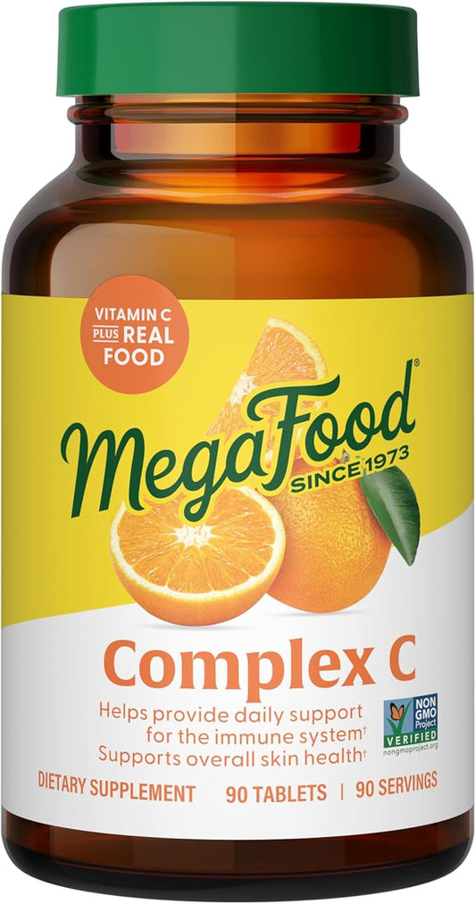 MegaFood Complex C 250 mg, 90 Tablets, 90 Servings