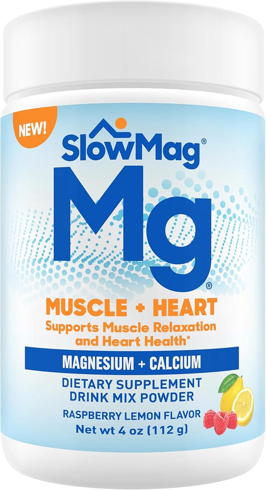 SlowMag® Muscle + Heart, Magnesium & 4 oz