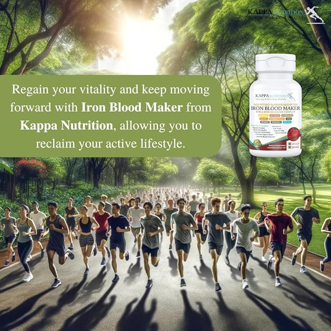 (90 Capsules), Iron 26mg, Vitamin C 150mg, Folate 667mcg DFE, B12, Beetroot, 9 in 1 Advanced