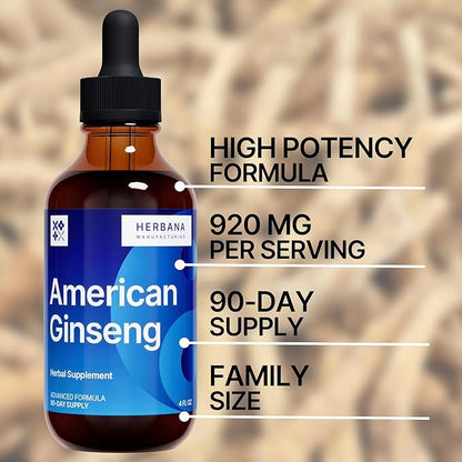 Korean Red Ginseng Liquid Extract 4 fl