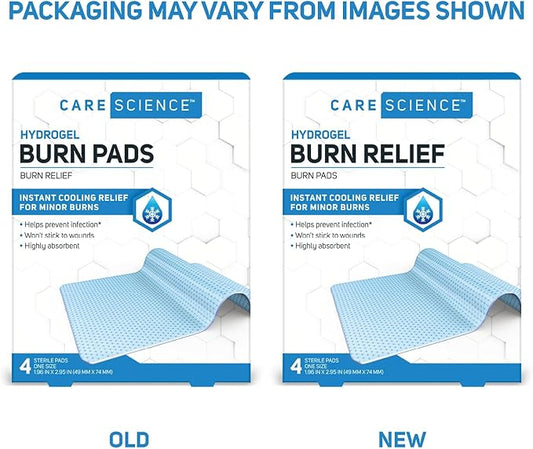 Care Science Hydrogel Sterile Burn Dressing 4 ct