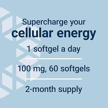 Life Extension Super Ubiquinol CoQ10 CoQ10, shilajit, 60 softgel