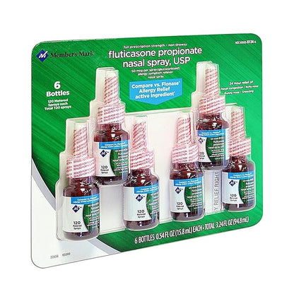 Members Mark Fluticasone Propionate Nasal Spray (6 pk, 0.54 fl.